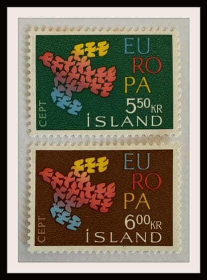 Iceland Scott # 340-341 Mint Never Hinged (Europa)