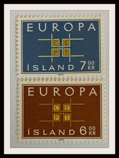 Iceland Scott # 357-358 Mint Never Hinged (Europa)