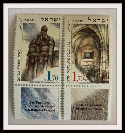 Israel Scott # 1302-1303 With Tab Mint Never Hinge