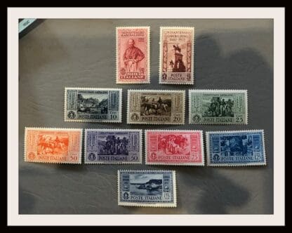 Italy Scott # 280-289 Mint Never Hinged