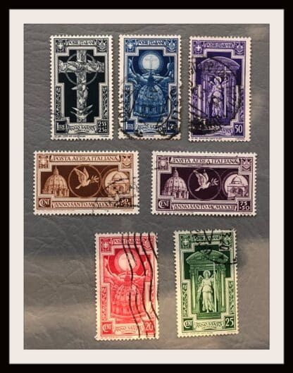 Italy Scott # 310-314, CB1-CB2 Used (CTO)