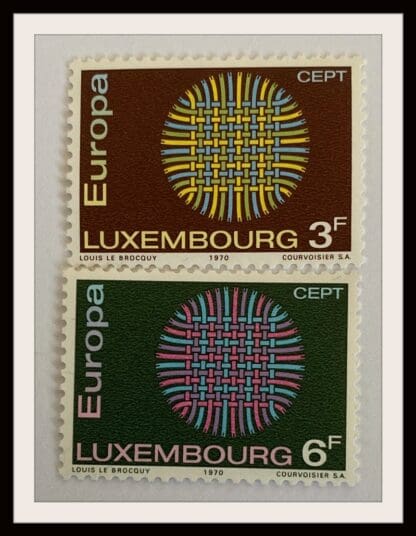 Luxembourg Scott # 489-490 Mint Never Hinged (Europa)