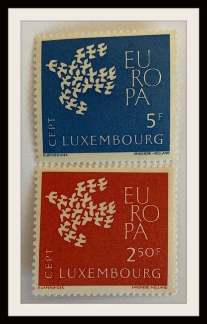 Luxembourg Scott # 382-383 Mint Never Hinged (Europa)