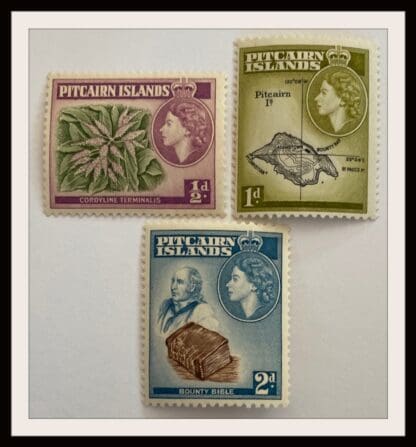 Pitcairn Islands Scott # 20-22 Mint Hinged