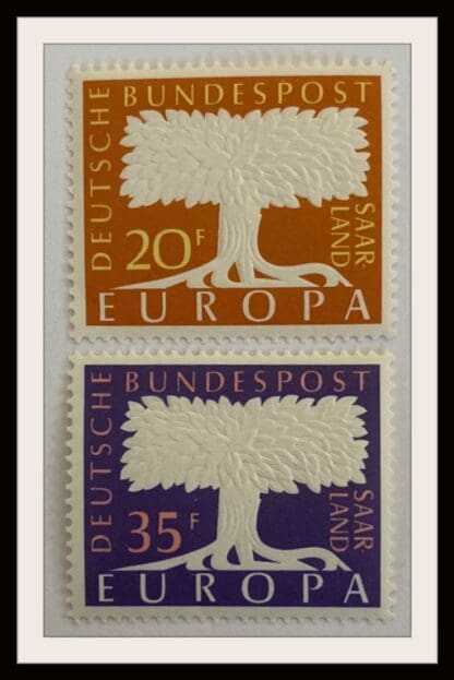 Saar Scott # 286-287 Mint Never Hinged (Europa)