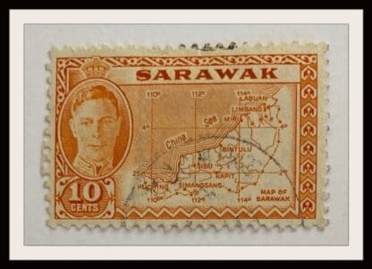 Sarawak Scott # 186 Used