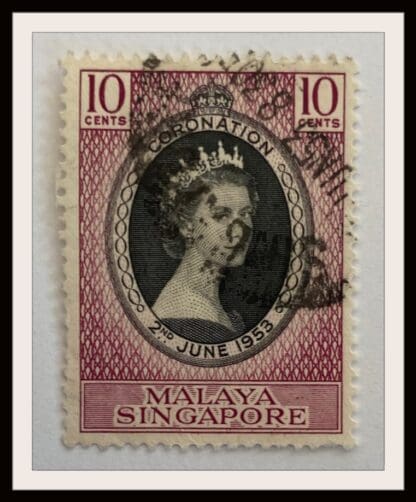 Singapore Scott # 27 Used