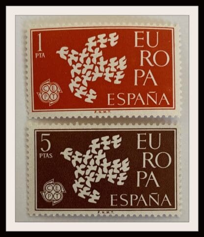 Spain Scott # 1010-1011 Mint Never Hinged (Europa)