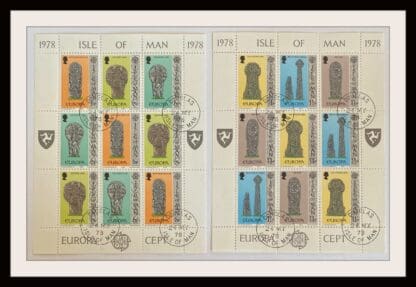 Isle of Man Scott # 131-136 First Day Cancellation Sheetlet