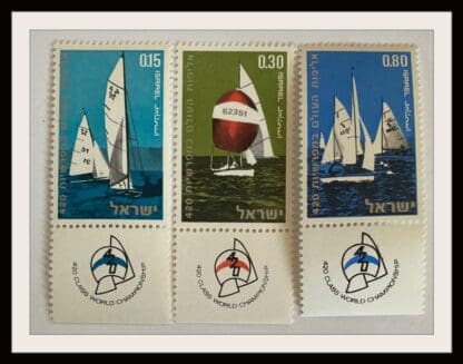 Israel Scott # 419-421 Mint Never Hinged With Tabs