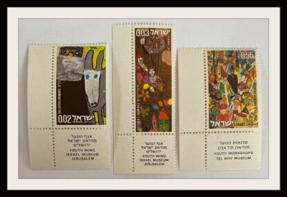 Israel Scott # 505-507 Mint Never Hinged With Tabs