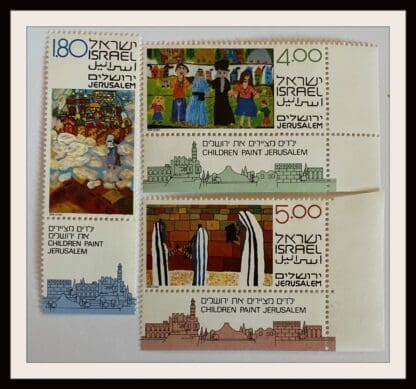 Israel Scott # 737-739 Mint Never Hinged With Tabs