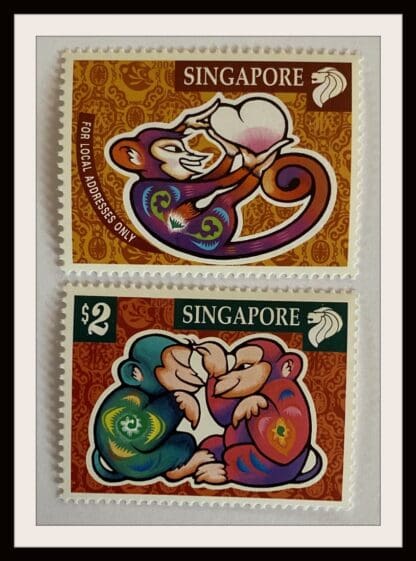 Singapore Scott # 1078-1079 Mint Never Hinged