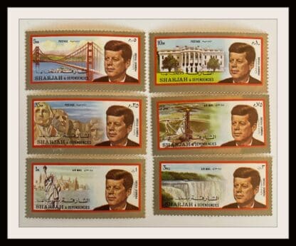 Sharjah Scott # Non Listed JFK Mint Never Hinged