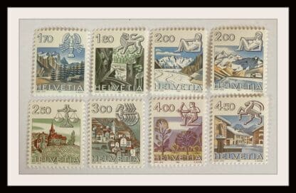 Switzerland Scott # 722-728a Mint Never Hinged