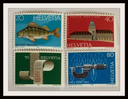 Switzerland Scott # 733-736 Mint Never Hinged