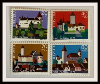 Switzerland Scott # B463-B466 Mint Never Hinged