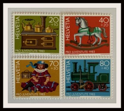 Switzerland Scott # B501-B504 Mint Never Hinged