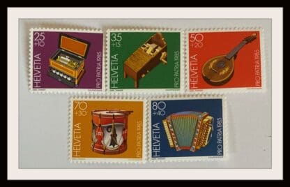 Switzerland Scott # B513-B517 Mint Never Hinged