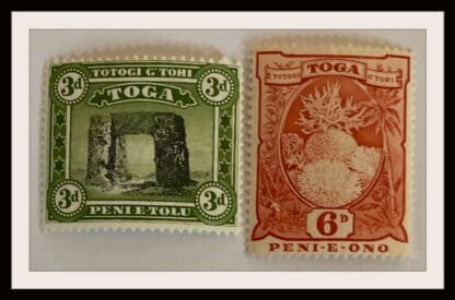 Tonga Scott # 77-78 Mint Hinged