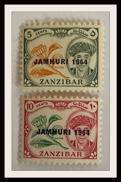 Zanzibar Scott #285-286 Mint Hinged