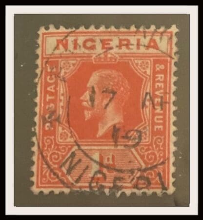 Nigeria Scott # 2 Used Die 1