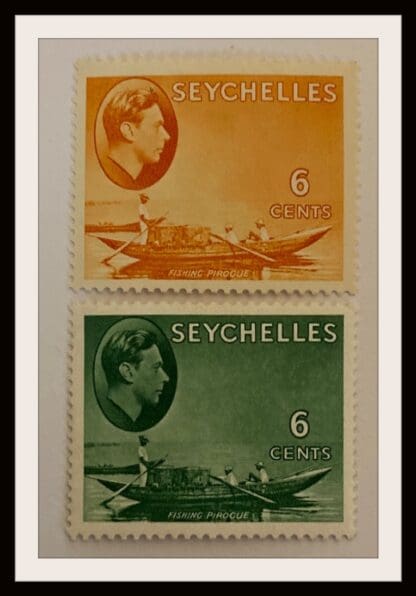 Seychelles Scott # 128-129b Mint Hinged