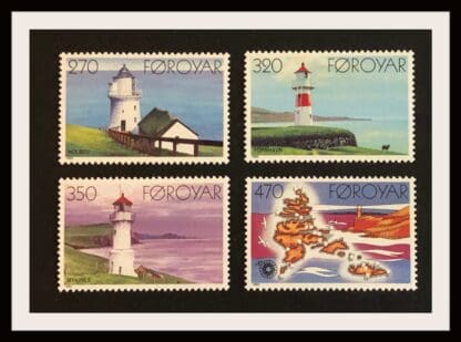 Faroe Islands Scott # 130-133 Mint Never Hinged
