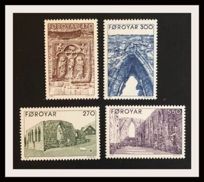 Faroe Islands Scott # 182-185 Mint Never Hinged