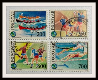 Faroe Islands Scott # 193-196 Used