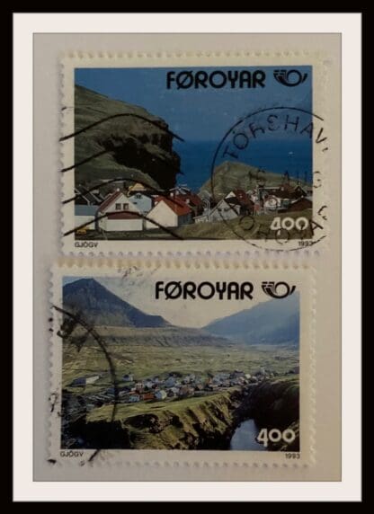 Faroe Islands Scott # 250-251 Used