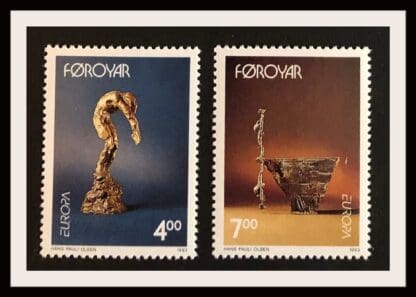 Faroe Islands Scott # 252-253 Mint Never Hinged (Europa)