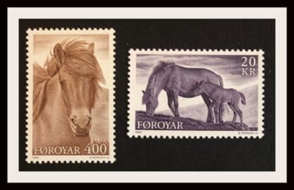 Faroe Islands Scott # 254-255 Mint Never Hinged