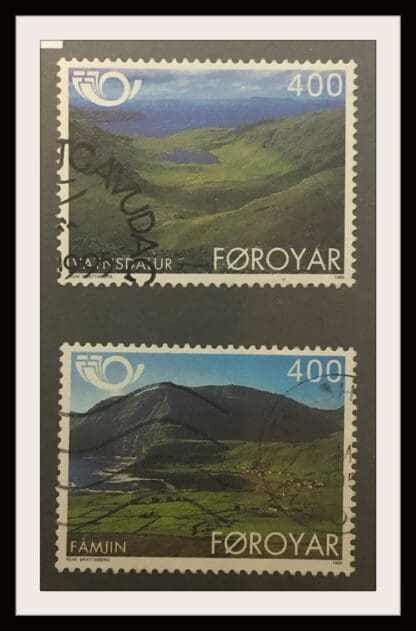 Faroe Islands Scott # 280-281 Used