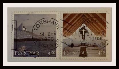 Faroe Islands Scott # 344-345 Used