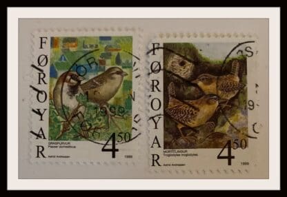 Faroe Islands Scott # 350-351 Used