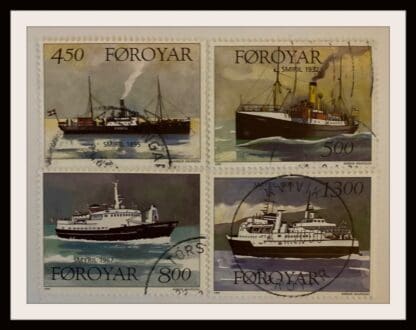 Faroe Islands Scott # 352-355 Used