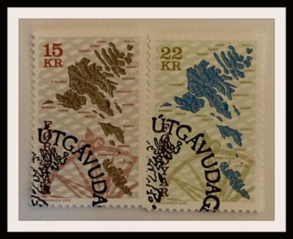 Faroe Islands Scott # 377-378 Used