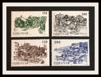 Faroe Islands Scott # 59-62 Mint Never Hinged