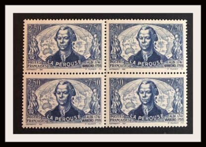 France B129 Mint Never Hinged Block of 4