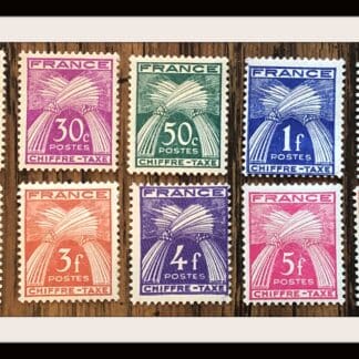 France Scott # J69-J78 Mint Hinged