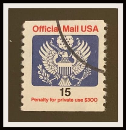 Scott # O138a Used