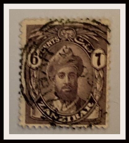 Zanzibar Scott # 187 Used