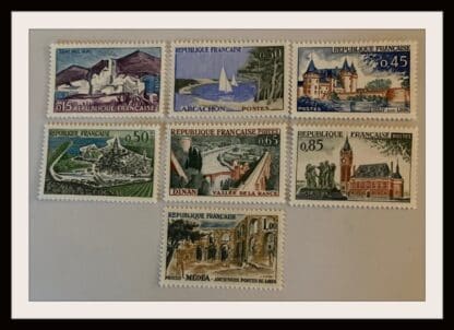 France Scott # 1007-1013 Mint Hinged