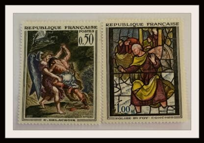 France Scott # 1054-1055 Mint Hinged