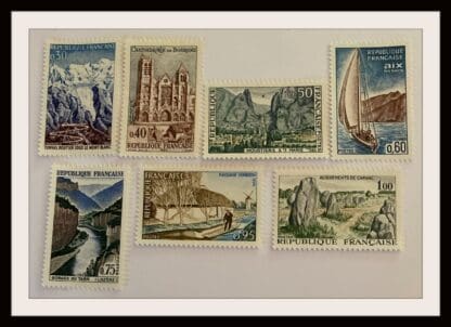 France Scott # 1124-1130 Mint Hinged