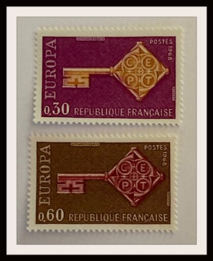 France Scott # 1209-1210 Mint Hinged (Europa)