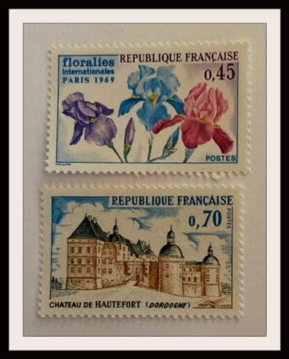 France Scott # 1243-1244 Mint Hinged