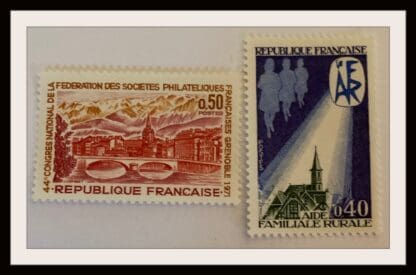 France Scott # 1308-1309 Mint Hinged