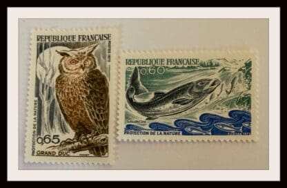 France Scott # 1338-1339 Mint Hinged